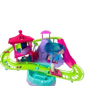 2009 Mattel Polly Pocket Roller Coaster Resort Almost Complete Interactive Toys